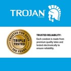 Trojan Bareskin Studded Thin Lubricated Latex Condoms 10 Count