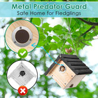 1 Pack Wren House  1-1 8   Entrance Hole Hanging Wooden Wren Bird Houses For Out