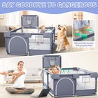 Baby Playpen  Play Yard  Baby Playards  50 x50  Infant Travel Fence With Basket 