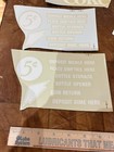 Lot Of 10 Coca-cola Decals Maybe For Soda Machine