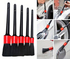 6 Pcs Car Detailing Brush Set - Clean Wheels  Interior  Dashboard   Air Vents