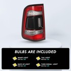 Led Tail Light Assembly Ram 1500 2019-2024 Left Side Black Blind Spot