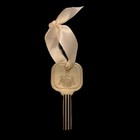 Iconic The Beverly Hills Hotel   Bungalows  Vintage Golden Room Key gift Box