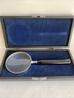 Two  2  Antique Magnifying Glasses  Swift   Anderson In Fitted Box  Italian Bone