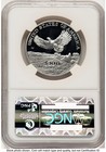 2000-w Proof Platinum Eagle 1 Oz Brown Label Ngc Pf70