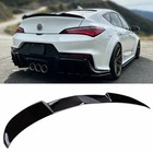 Rear Spoiler Fits For 2023-2026 Acura Integra   V Style  Trunk Gloss Black