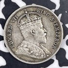 1906 East Africa   Uganda 50 Cents Lot jm0912 Silver 