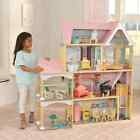 Kidkraft Lola Mansion Wooden Dollhouse With 30 Accessories  Ages 4   Up