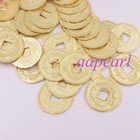 500 Feng Shui Coins 20mm Golden Color Lucky Fortune Coin Metal Ching Money
