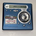 Sony Mz-r700 Md Walkman Recorder Blue Minidisc Player Tested Clean W  Pouch