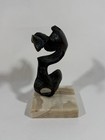 Vintage Signed 1979 Scott Mohr Mid-century Modern Bronze Sculpture