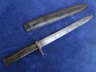 Original Ww1 German Erzats Mauser Bayonet And Rare Fag Scabbard