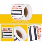 300pcs Oil Change Service Reminder Stickers Window Lite Sticker Pack 2 x2 