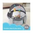 Fisher-price Portable Bassinet And Play Space On-the-go Baby Dome With Develo   