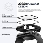 For Apple Watch Series 10 46mm Hard Pc Case With Tempered Glass Screen Protector