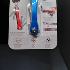 Key Smart Aluminium Compact Key Holder Expandable  Slim  Universal Kso19-blue