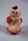 Lot Of 3 Vintage Mini Dolls Crochet