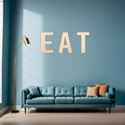 12 Inch Wooden Letters Large Wood Letters For Wall Decor  1 5 Inch Blank Unfi   