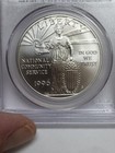 1996 National Community Service Silver Commemorative Dollar Pcgs Ms69