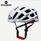 Rockbros Smart Bike Helmet Front And Back Led Lights Adjustable Rechargeable