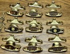 9 Reclaimed Brass Window Sash Lock keepers Hardware Present Polished Finish