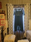 Evening Mother-of-the-bride Or Groom Gown   Green  Lace Bodice  Chiffon Skirt 