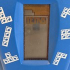Tetris Radica Handheld Electronic Game Vintage 2000 Blue  Clean   works  