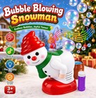 Bubble Blowing Snowman - Fart Bubble Machine With Flashing Lights   Music Gift