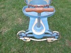 Antique Vintage Blue Taylor   tot Stroller And Walker