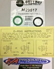 Melling M29517 Oil Pump Pickup Tube O-ring Set Of 2 For Chevy Ls V8 Engines 