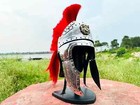 Engraved Medieval Roman Centurion Helmet     Authentic Roman Design Larp   Cosplay