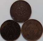 Asia 32 Coin Lot China 10 Cash Yuan  Hong Kong Cents  South Korea Won  Japan Yen