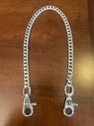 Chrome Hearts Wallet Chain 925 Silver Cuban Link 2 Lobster Clasp 20 Inch Length