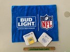      New  20  Bud Light Nfl   Los Angeles Rams Bar Beer Coasters   Towels Lot