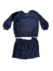 Navy Blue Kids Matching Set With Car Design