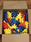 Vintage Little Tikes Waffle Blocks Random Red Blue Yellow 68 Piece Lot