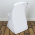 Ivory Lifetime Folding Chair Cover Wedding Banquet Party Catering Decorations