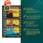 Blackjack Strategy Card  1-pack  - Basic With 1-pack  Black 