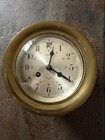 Vintage Salem Ships Bell 8 Day Wall Clock No Key German Maritime