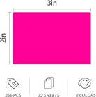 Ououstate Removable Colored Labels Stickers 3  X 2   Multicolored 