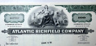 Atlantic Richfield Oil   Gas Company Common Stock Certificate  100 Steere   Co 