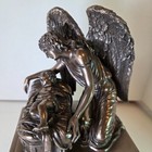 Angel And Baby Cold Cast Resin Urn For Human Ashes 6 x4 3 4 x9 
