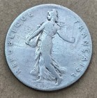 France          Fifty  50  Centimes Coin 1913  silver    835   2 5 G 