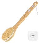 Long Handle Back Scrubber For Shower   Bath - Body Exfoliator Brush For Men   Wo