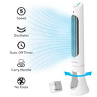Honeywell Quietset 5-speed Oscillating Tower Fan White Hyf260w - White