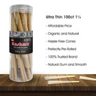 Pre Rolled Cones 1 1 4 Size Slow Burning Ultrathin Rolling Papers Cones  100 Ct