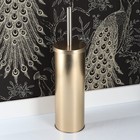 Modern Brushed Gold Toilet Bowl Brush Set With Stainless Steel Handle