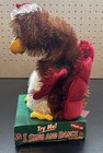 Nib Dandee Animated Musical Christmas Turkey Plush Deck The Halls Singing Tested