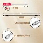 Ridge Washer Pressure Washer Extension Wand  Stainless Steel  Steel