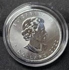 2022  5 Silver Canadian Maple Leaf 1 Oz Bu Maple Privy